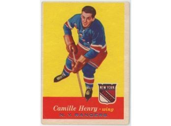 1957-58 Topps #63 Camille Henry