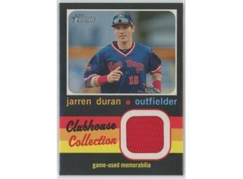 2020 Topps #CCR-JD Jarren Duran Clubhouse Collection Relic Game-Used Memorabilia