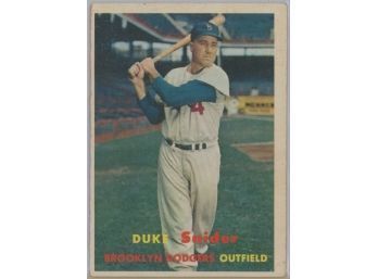 1957 Topps #170 Duke Snider