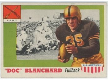 1955 Topps #59 Felix 'Doc' Blanchard Rookie