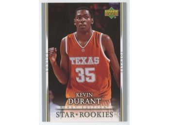 2007-08 Upper Deck #202 Kevin Durant Star Rookie