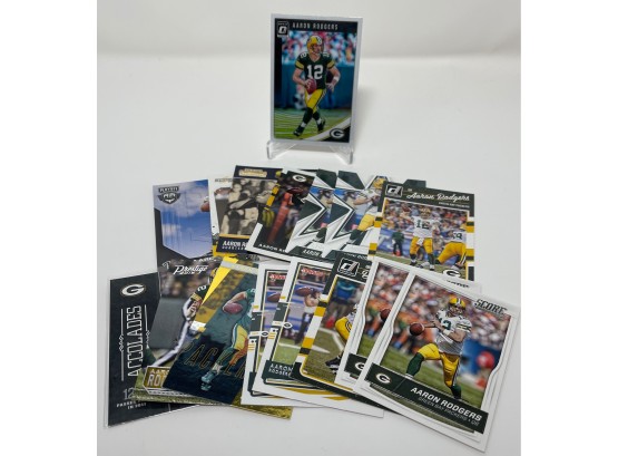 Aaron Rodgers Football Card Lot