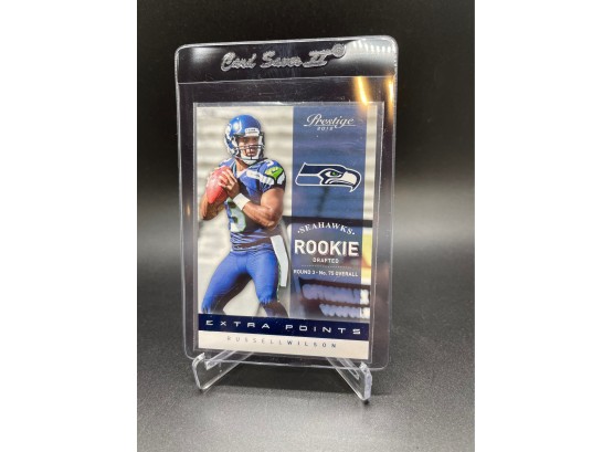 2012 Prestige Extra Points Russell Wilson Rookie Serial Numbered Out Of 999