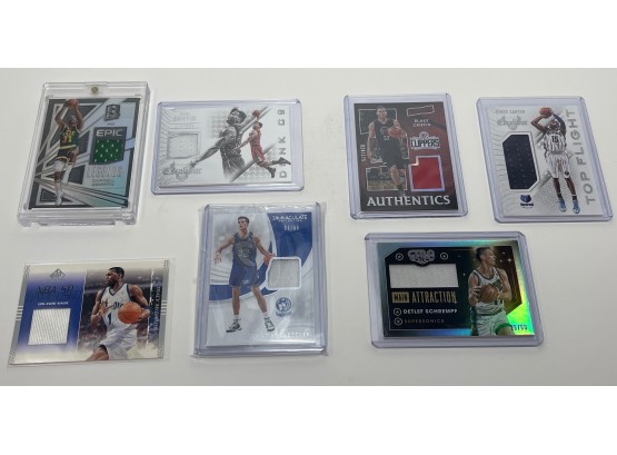 Modern Basketball Game Used Relic Lot