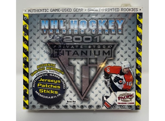 2001 Titanium Hockey Unopened Wax Box