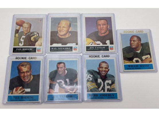 1964 And 1965 Philadelphia Green Bay Packers Football Card Lot