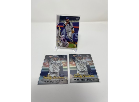 Lot Of (3) Fernando Tatis Jr. Baseball Cards