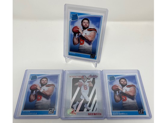Lot Of (4) 2018 Baker Mayfield Rookie Cards