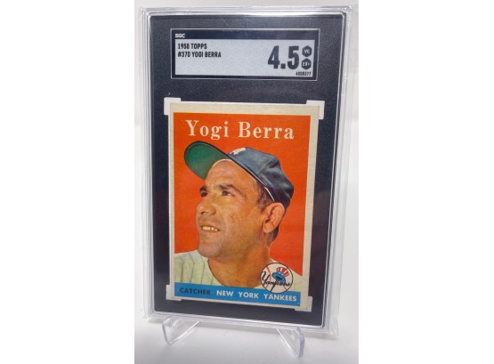 1958 Topps Yogi Berra SGC Graded 4.5