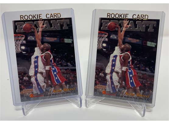 Lot Of (2) 1996 Score Board Kobe Bryant Rookie Cards