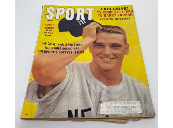 1962 Sport Magazine With Roger Maris Cover