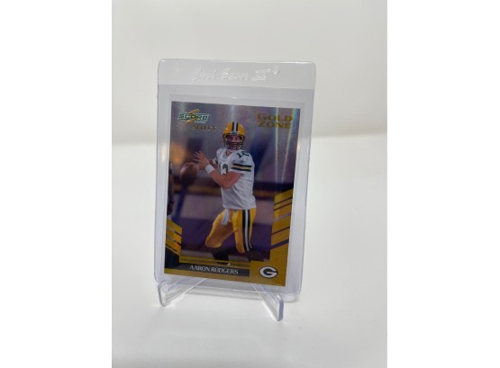 2007 Score Gold Zone Aaron Rodgers Serial Numbered Out Of 50