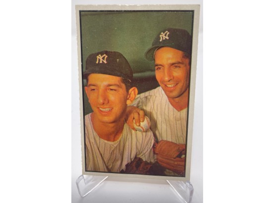 1953 Bowman Color Phil Rizzuto And Billy Martin