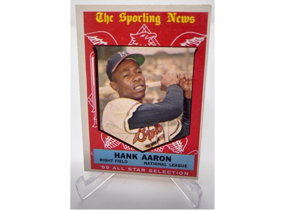 1959 Topps All Star Hank Aaron