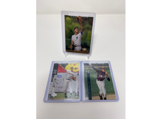 Lot Of (3) 1993 Derek Jeter Rookie Cards