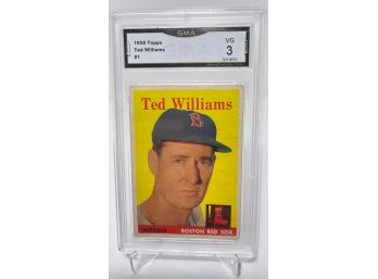 1958 Topps Ted Williams GMA Graded 3