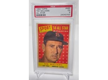 1958 Topps Ted Williams All Star PSA 5