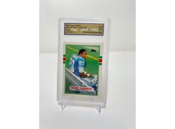 1989 Topps Traded Barry Sanders USA Graded 9