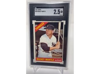 1966 Topps Mickey Mantle SGC 2.5