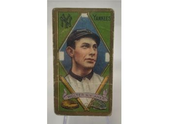 1911 T205 Harry Wolter With Rare 'Honest Long Cut' Back Variation
