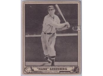 1940 Play Ball Hank Greenberg