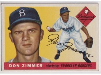 1955 Topps #92 Don Zimmer