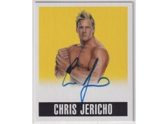 2014 Leaf Originals Chris Jericho Yellow On Card Auto /99