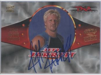 2004 Pacific TNA Jeff Jarrett On Card Auto