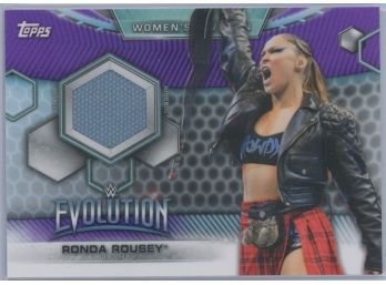 2019 Topps WWE Ronda Rousey Relic /99