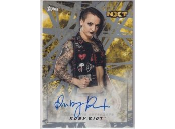 2018 Topps WWE NXT Ruby Riot Auto /50