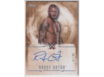 2017 Topps Undisputed Randy Orton Auto /99