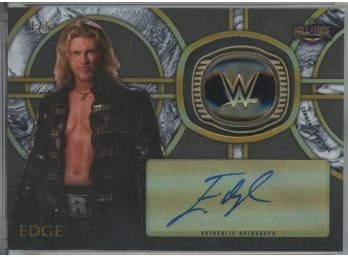 2018 Topps WWE Hall Of Fame EDGE Ring Autograph /5