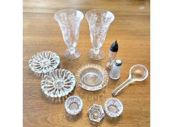Collection Of Vintage Glassware