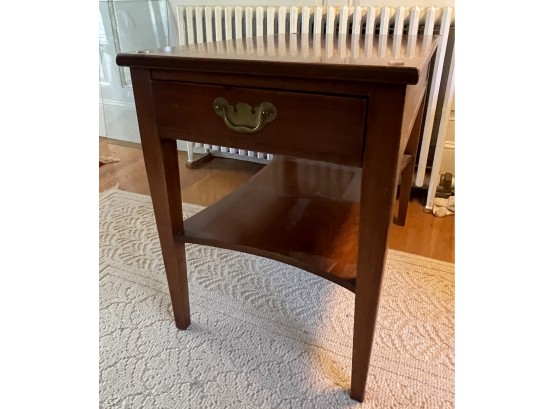 Cherry Single Drawer Side Table