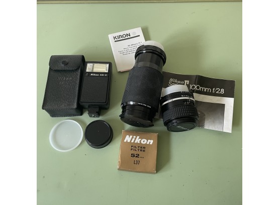 Vintage Nikon Lens Lot - Series E
