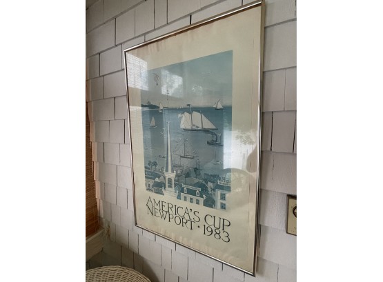 1983 Americas Cup Newport Poster