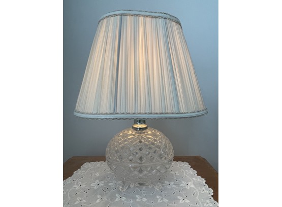 Crystal Table Lamp Vintage