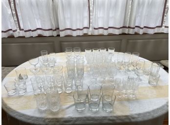 Huge Lot Of Clear Glassware!!!