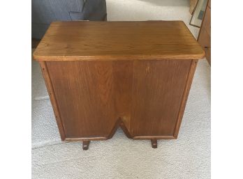 Vintage Boat Cabinet Converted To Side Table