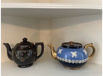 Pair Of Tea Pots One Is AS IS