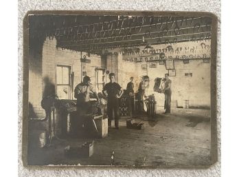 Antique Black Smith Farrier Shop Photo  PA 1910