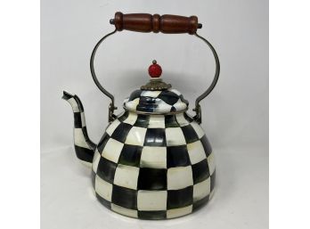 Vintage Mackenzie Childs Enameled Tea Pot AS IS