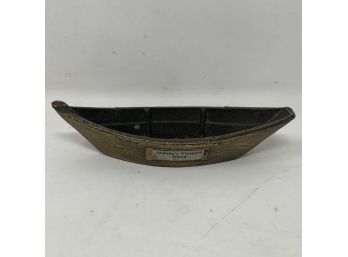 Cast Iron Souvenir Boat From Martha's Vineyard