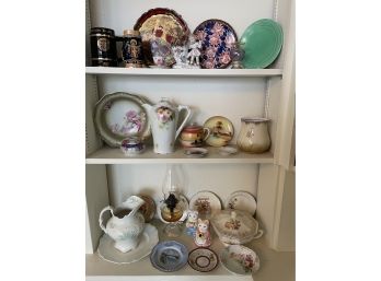 Large Porcelain, Glass And Collectibles Lot!! Get It All One Lot!!