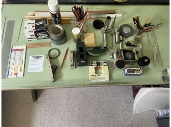 Collection Of Vintage Drafting Accessories