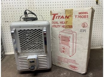 Titan Dual Heat Utility Heater In Box