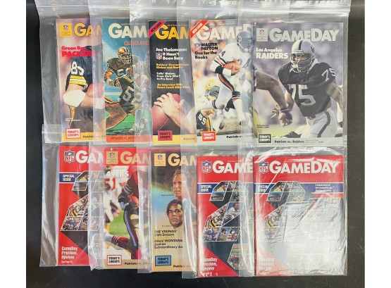 Collection Of Gameday Magazines In Good Condition (9)