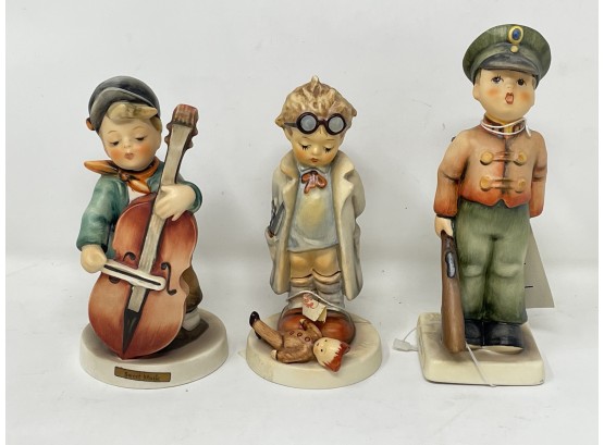 Trio Of Hummel Goebel Figures All Marked W. Germany