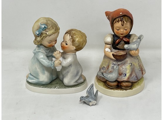 Pair Of Goebel Hummel Figures All Marked W. Germany