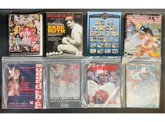 Collection Of Sports Magazines / Programs In Good Condition